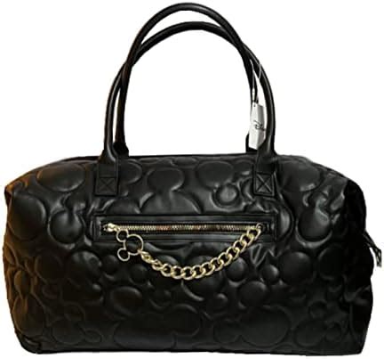 primark black quilted weekender.